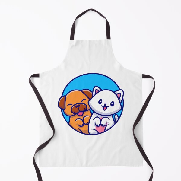Item preview, A Playful Encounter: Cute Dog and Cute Cat! designed and sold by hjian8219.