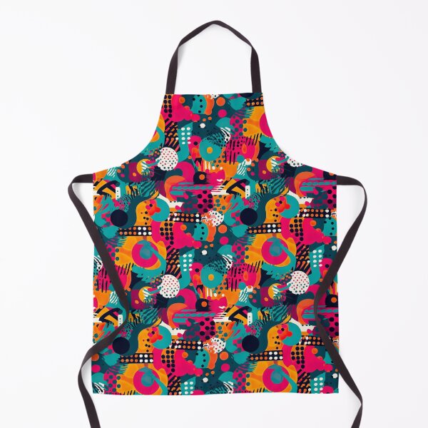 Item preview, Summery modern pattern with abstract pop art motifs designed and sold by Pflugart.