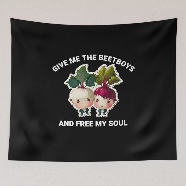 Item preview, Give Me The Beetboys Music Pun Veggie Lover  designed and sold by The Junto Shop.