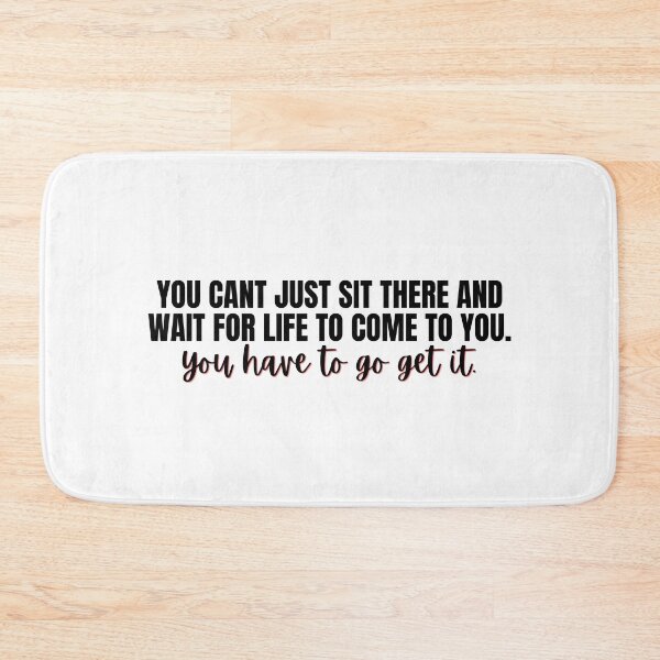 Item preview, You cant just sit there and wait for life to come to you - Damon Salvatore designed and sold by festivalzone.