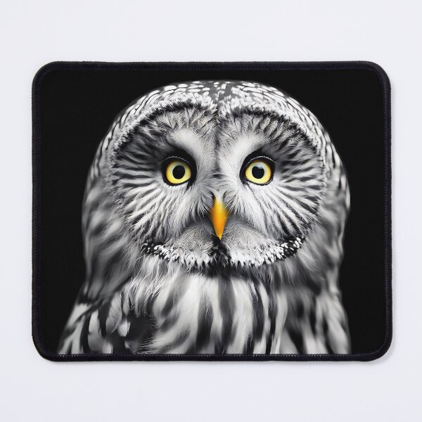 Item preview, Ural owl gazing designed and sold by ColorOfBirds.