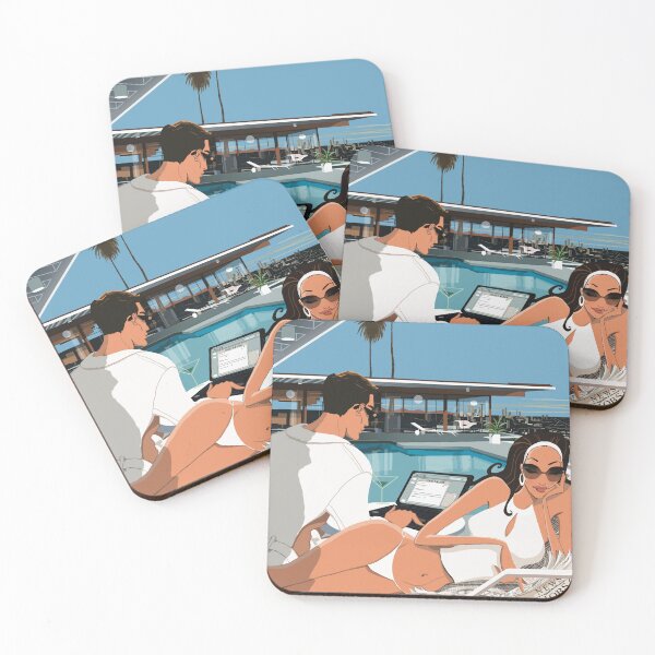 Item preview, Relax and work in the pool designed and sold by MarcoDesigner78.