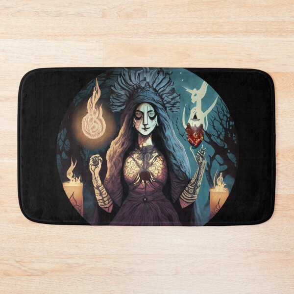 Item preview, A witch casting a spell, fire spell, halloween season of the witch designed and sold by Sunmoonlove.