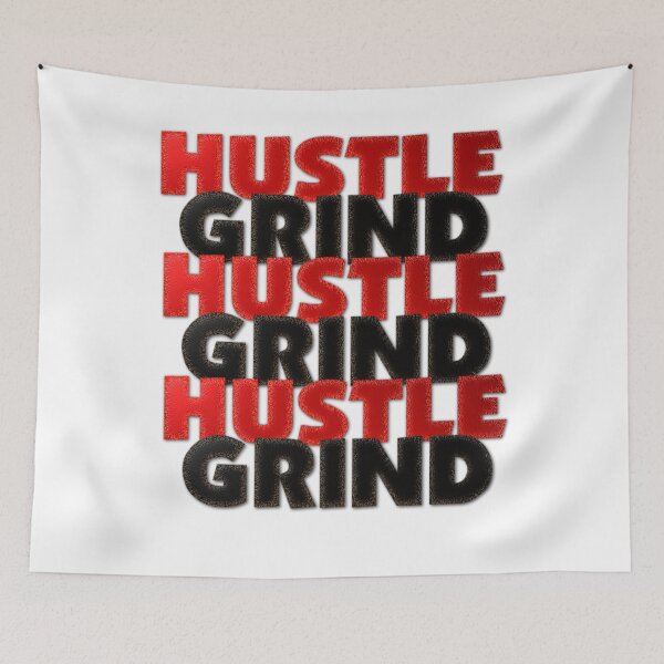 Item preview, HUSTLE GRIND designed and sold by Demandmydesigns.