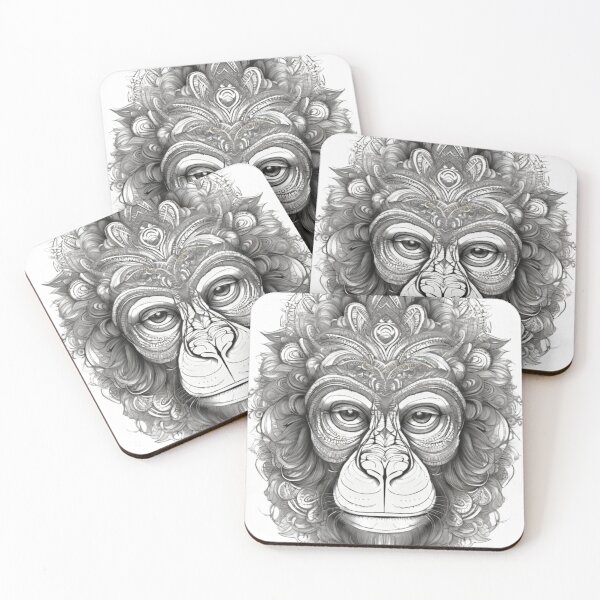 Item preview, chimpanzee designed and sold by Mo-rx.