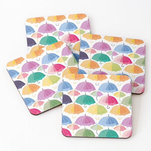Item preview, Summery modern pattern with umbrella motifs designed and sold by Pflugart.