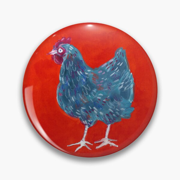 Item preview, Blue chicken designed and sold by Dóra Lahara Makoviczki.