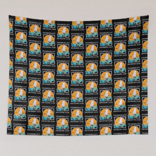 Item preview, Pemberley Swimming Club Est. 1813 - Pride and Prejudice WHITE designed and sold by janeferguss.