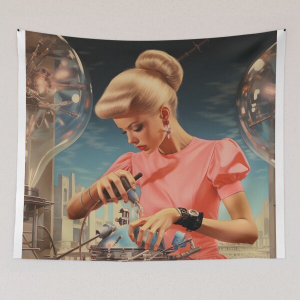Item preview, Barbenheimer vintage art designed and sold by ArtFusion-Shop.