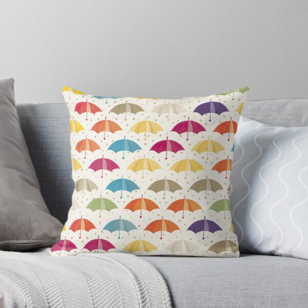 Item preview, Summery modern pattern with umbrella motifs designed and sold by Pflugart.