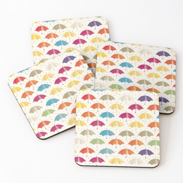 Item preview, Summery modern pattern with umbrella motifs designed and sold by Pflugart.