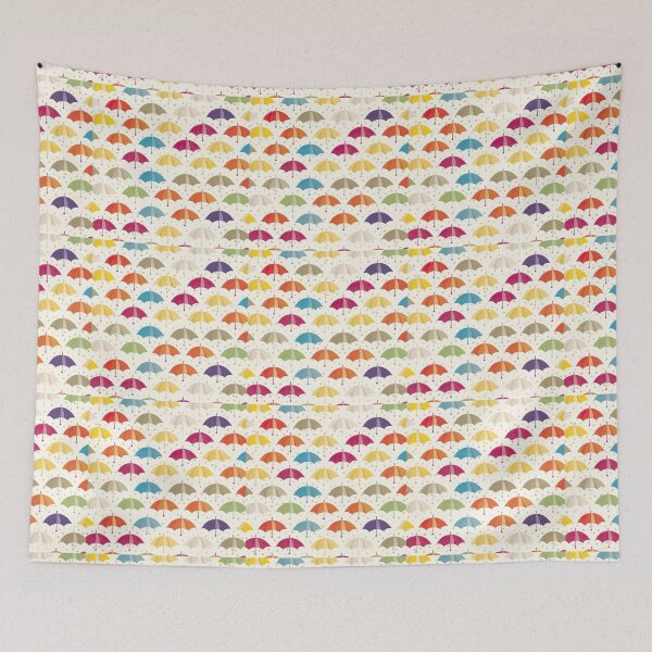 Item preview, Summery modern pattern with umbrella motifs designed and sold by Pflugart.