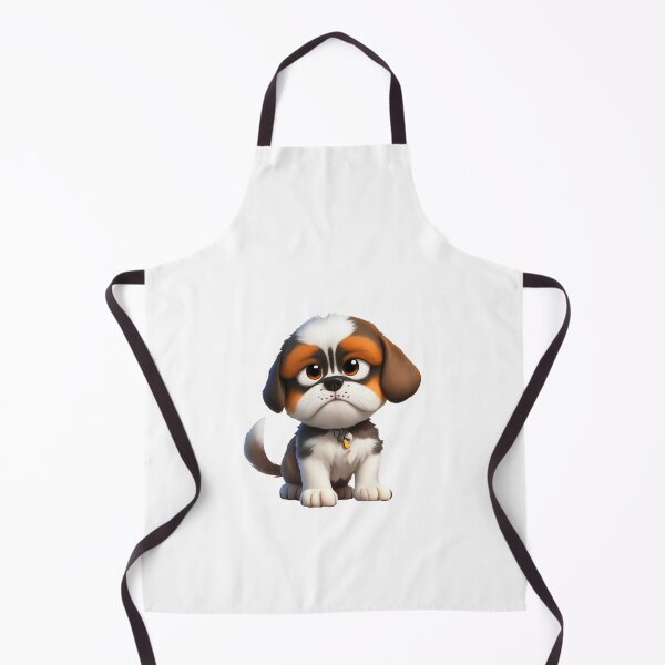 Item preview, Cute but grumpy puppy dog with a scowling face designed and sold by w1ckerman.
