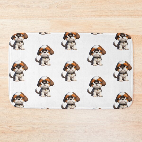 Item preview, Cute but grumpy puppy dog with a scowling face designed and sold by w1ckerman.