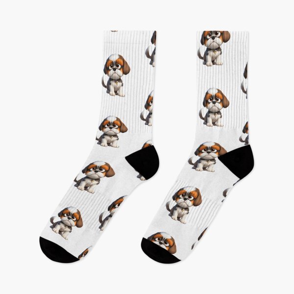 Item preview, Cute but grumpy puppy dog with a scowling face designed and sold by w1ckerman.