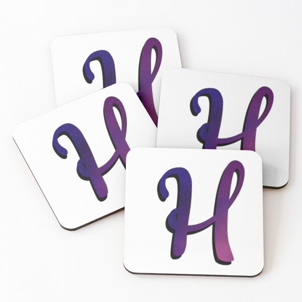 Item preview, The letter H galaxy designed and sold by AmyJStickers.