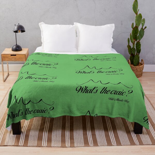 Item preview, Wild Atlantic Way, Ireland - What’s the craic? Black text designed and sold by WildLunatic.