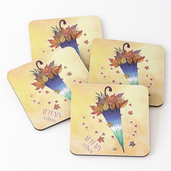 Item preview, Autumn Leaves and Umbrella in Gay Flag Colors designed and sold by Savchuk-Vova.