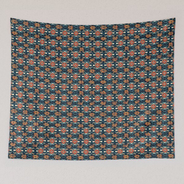 Item preview, Summery modern pattern with abstract pop art motifs designed and sold by Pflugart.