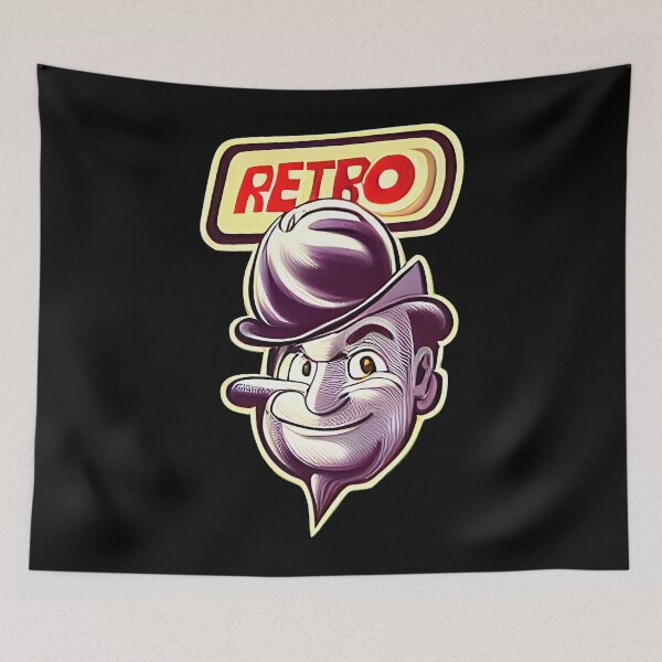 Item preview, Vintage cartoon mascot logo designed and sold by EiraHenriksson.