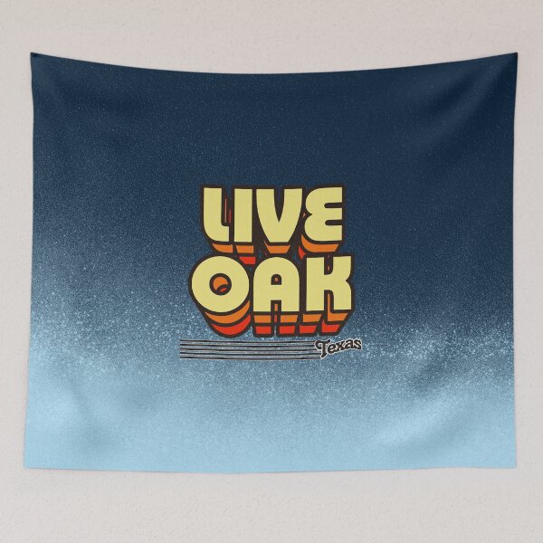 Item preview, Live Oak, Texas | Retro Stripes designed and sold by retroready.