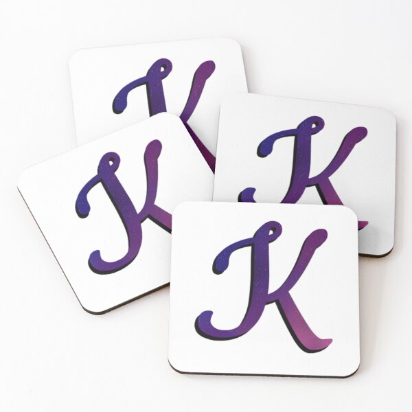 Item preview, The letter K galaxy designed and sold by AmyJStickers.