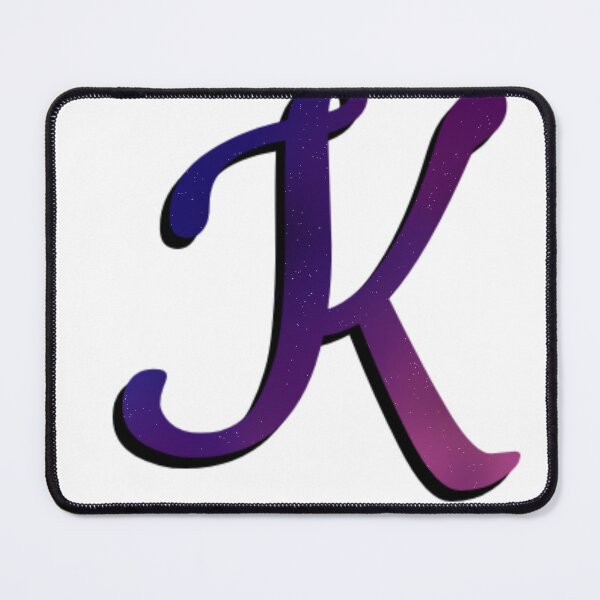 Item preview, The letter K galaxy designed and sold by AmyJStickers.