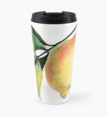 Branch of lemons with leaves Travel Mug