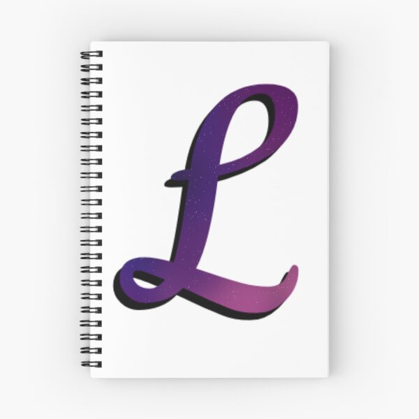 Item preview, The letter L galaxy designed and sold by AmyJStickers.