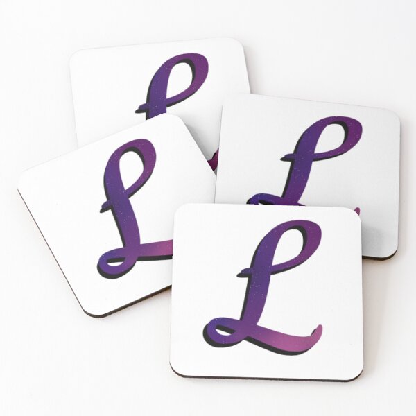 Item preview, The letter L galaxy designed and sold by AmyJStickers.