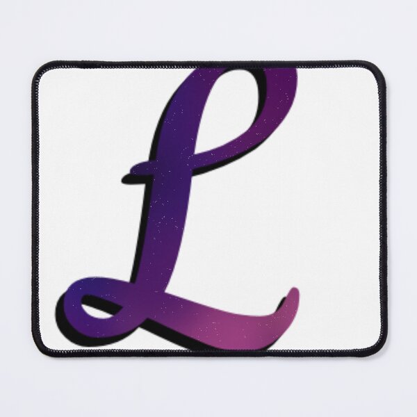 Item preview, The letter L galaxy designed and sold by AmyJStickers.