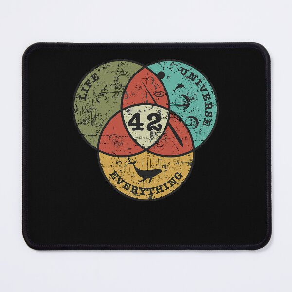 Item preview, Venn Diagram Life, the Universe And Everything designed and sold by EiraHenriksson.