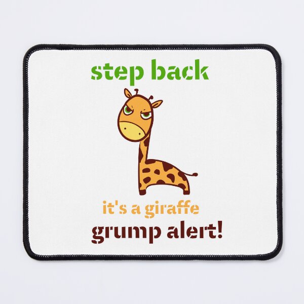Item preview, Angry giraffe,grump alert designed and sold by ArtAngiTresors.
