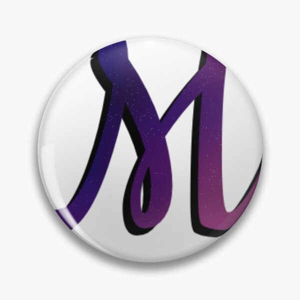 Item preview, The letter M galaxy designed and sold by AmyJStickers.