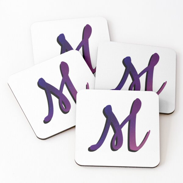 Item preview, The letter M galaxy designed and sold by AmyJStickers.