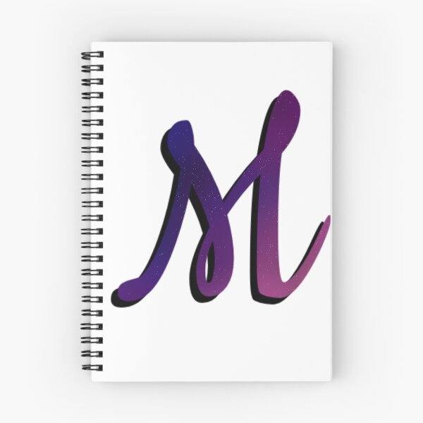 Item preview, The letter M galaxy designed and sold by AmyJStickers.