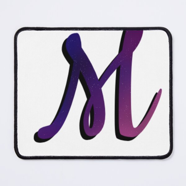 Item preview, The letter M galaxy designed and sold by AmyJStickers.