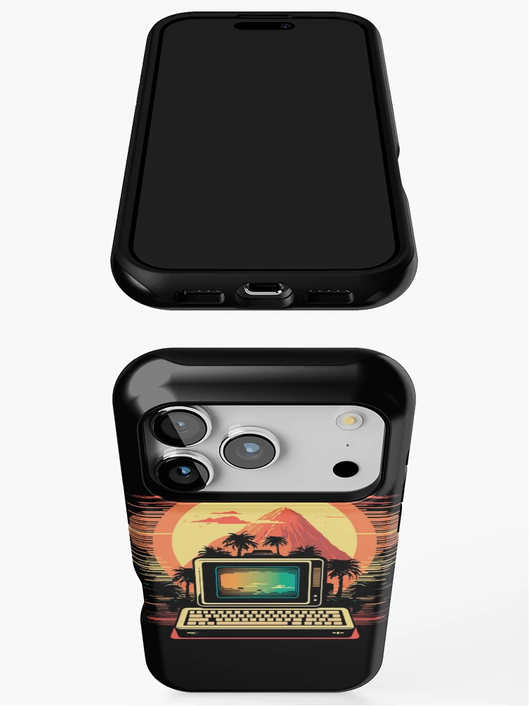 Thumbnail 3 of 4, iPhone Case, Retro Computer designed and sold by devath.
