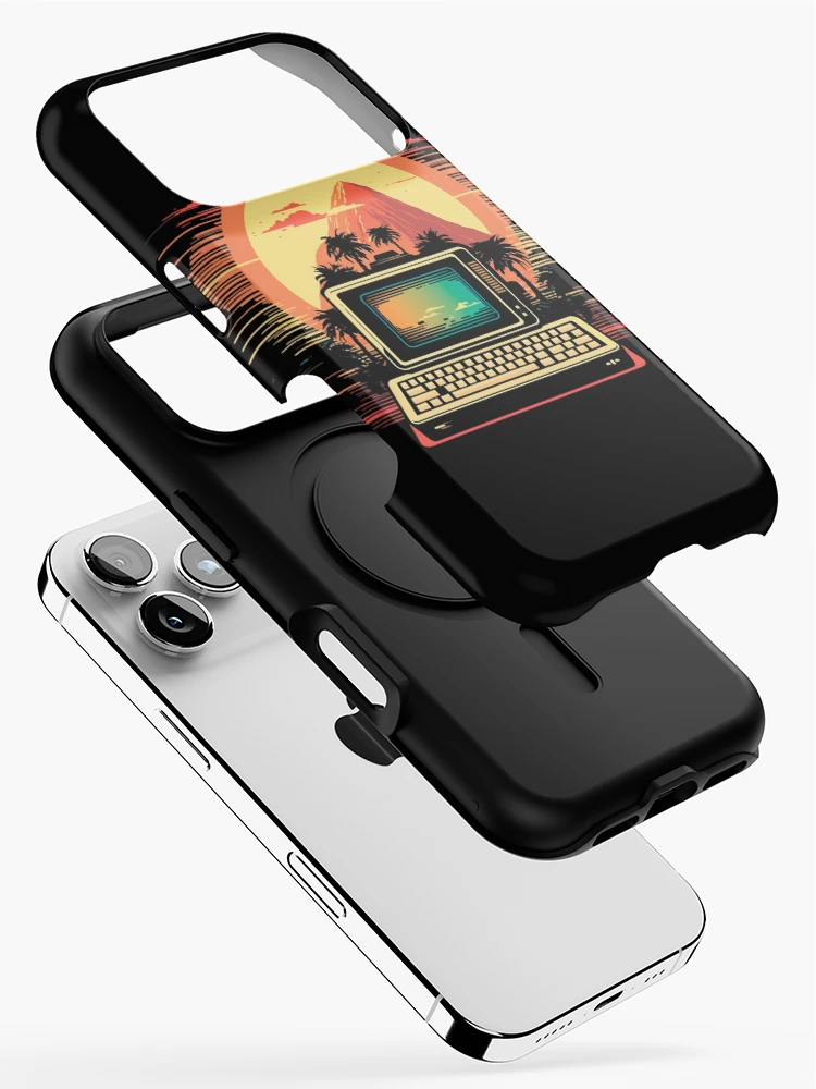 Thumbnail 2 of 4, iPhone Case, Retro Computer designed and sold by devath.