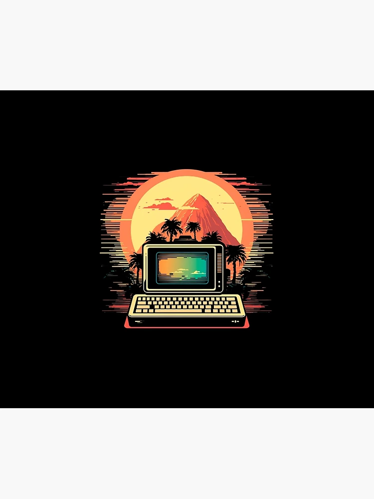 Thumbnail 6 of 6, Throw Blanket, Retro Computer designed and sold by devath.