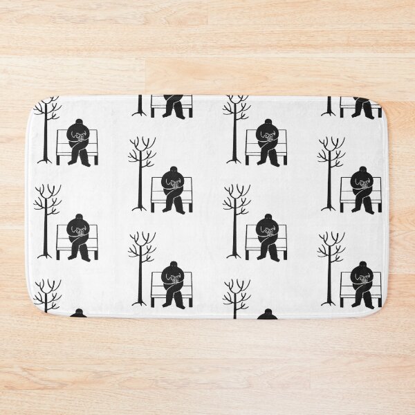 Item preview, Character with book in a park designed and sold by Krymkuch.