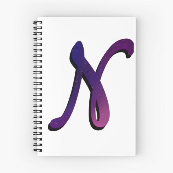 Item preview, The letter N galaxy designed and sold by AmyJStickers.