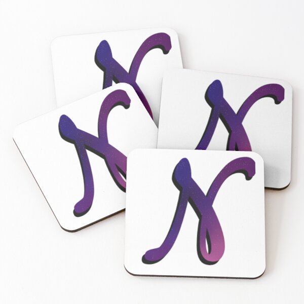 Item preview, The letter N galaxy designed and sold by AmyJStickers.