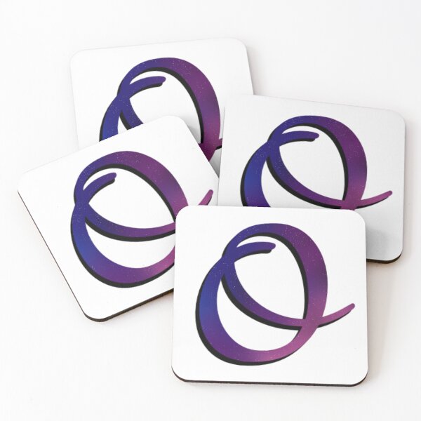 Item preview, The letter O galaxy designed and sold by AmyJStickers.