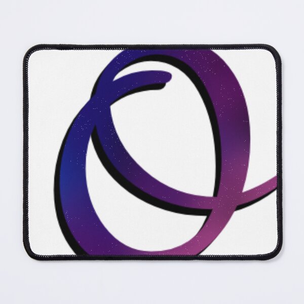 Item preview, The letter O galaxy designed and sold by AmyJStickers.
