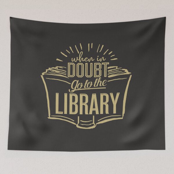 Item preview, When In Doubt Go To The Library designed and sold by nameonshirt.
