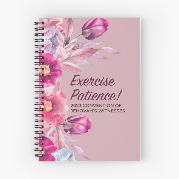 Item preview, 2023 Exercise Patience Convention - PinkGarden designed and sold by BestPlannerShop.