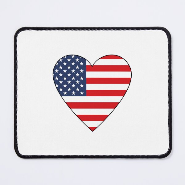 Item preview, American Heart Flag designed and sold by MarshallStickerX.