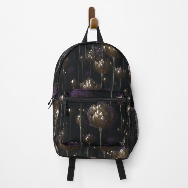 Item preview, Bronze Accents - Subtle Bronze Allium Flower Buds and Purple Blooms designed and sold by Beachy.