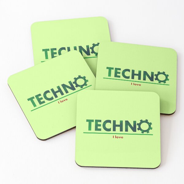 Item preview, techno, i love designed and sold by neurostructure.